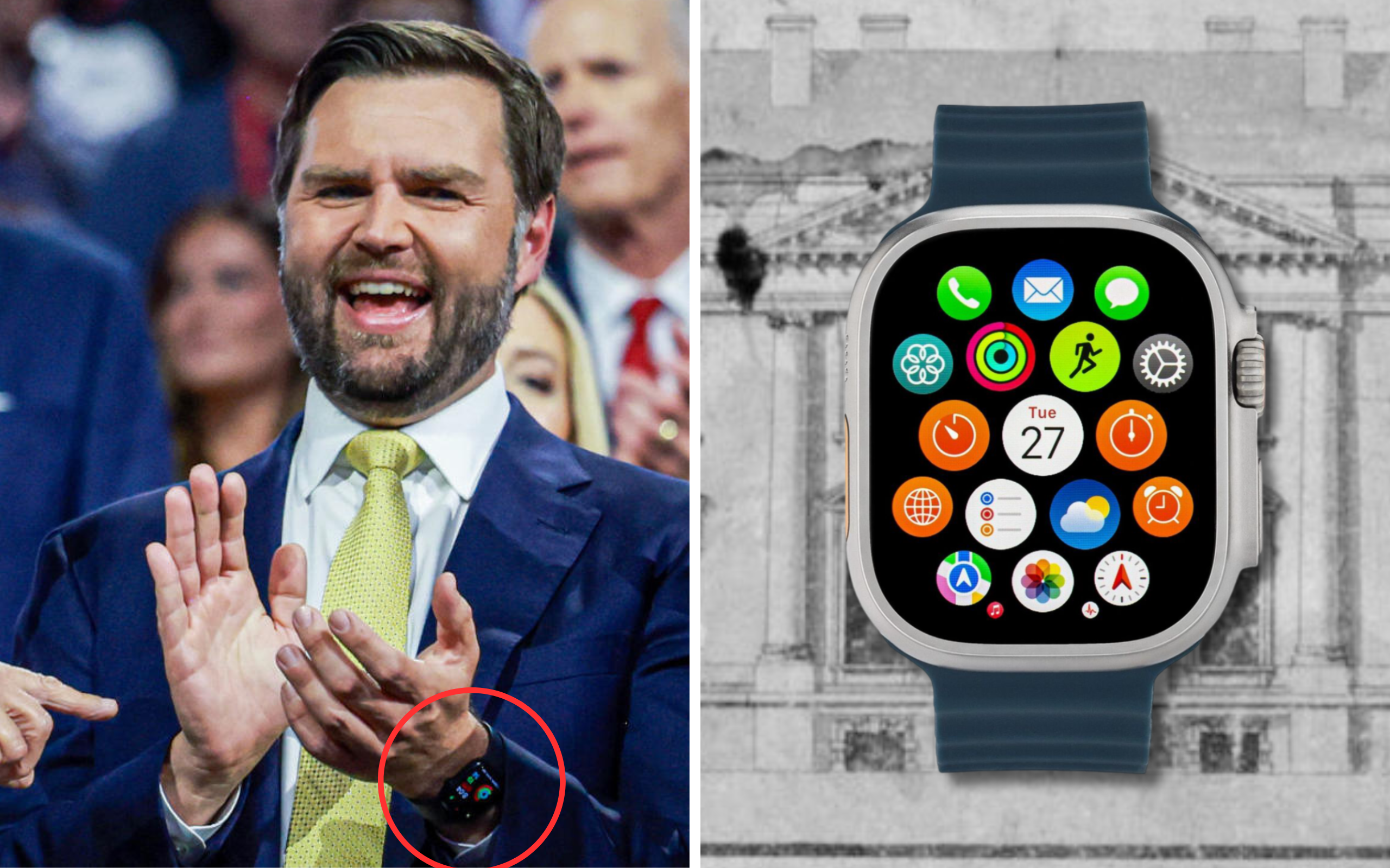 Dear Mr. Vice President, Please Take Off Your Apple Watch