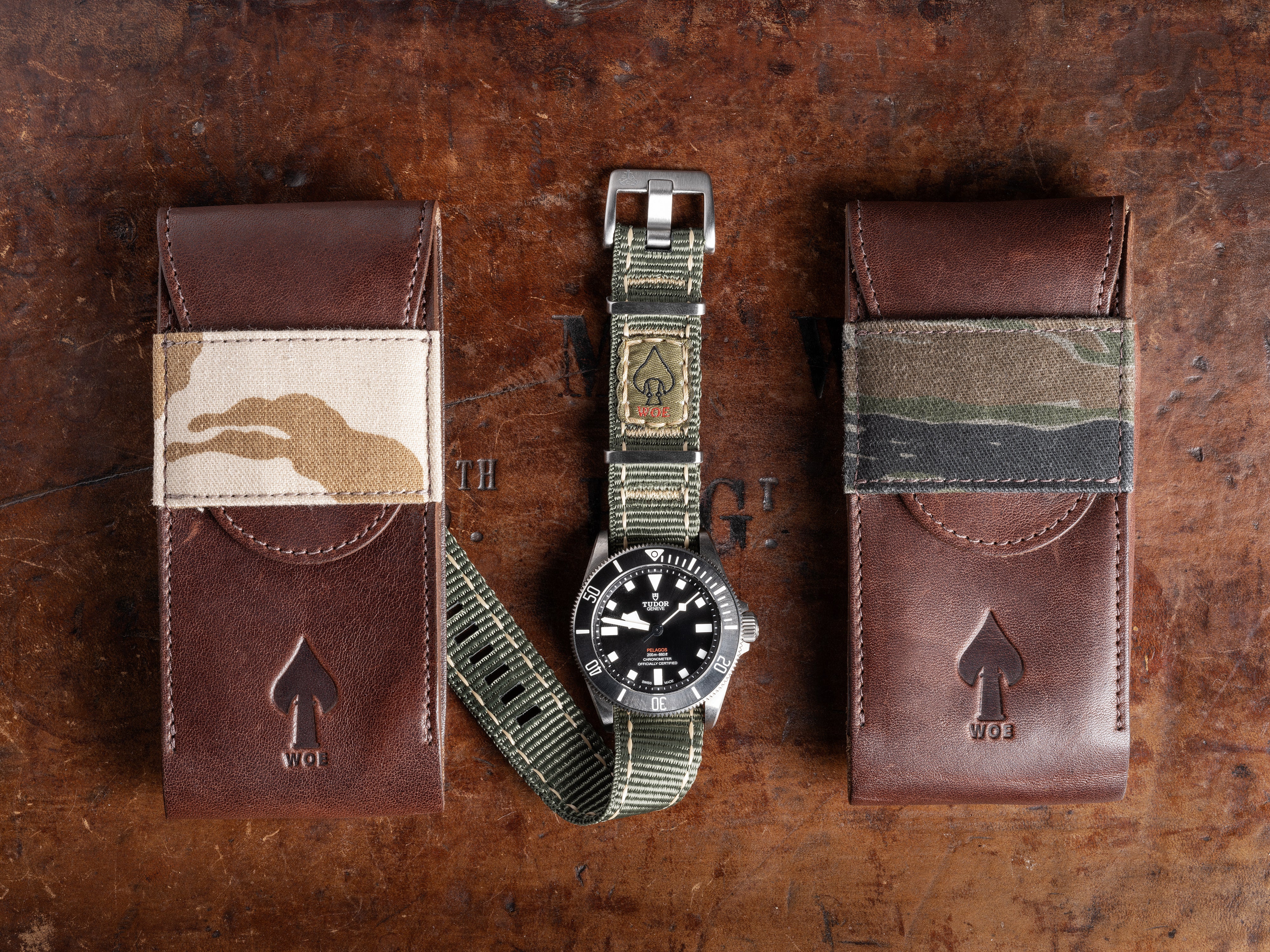Desert Tropic Rubber Strap & Steel Buckle – Wolbrook Watches