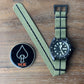 Five Eye Nylon Watch Strap - PVD/Black