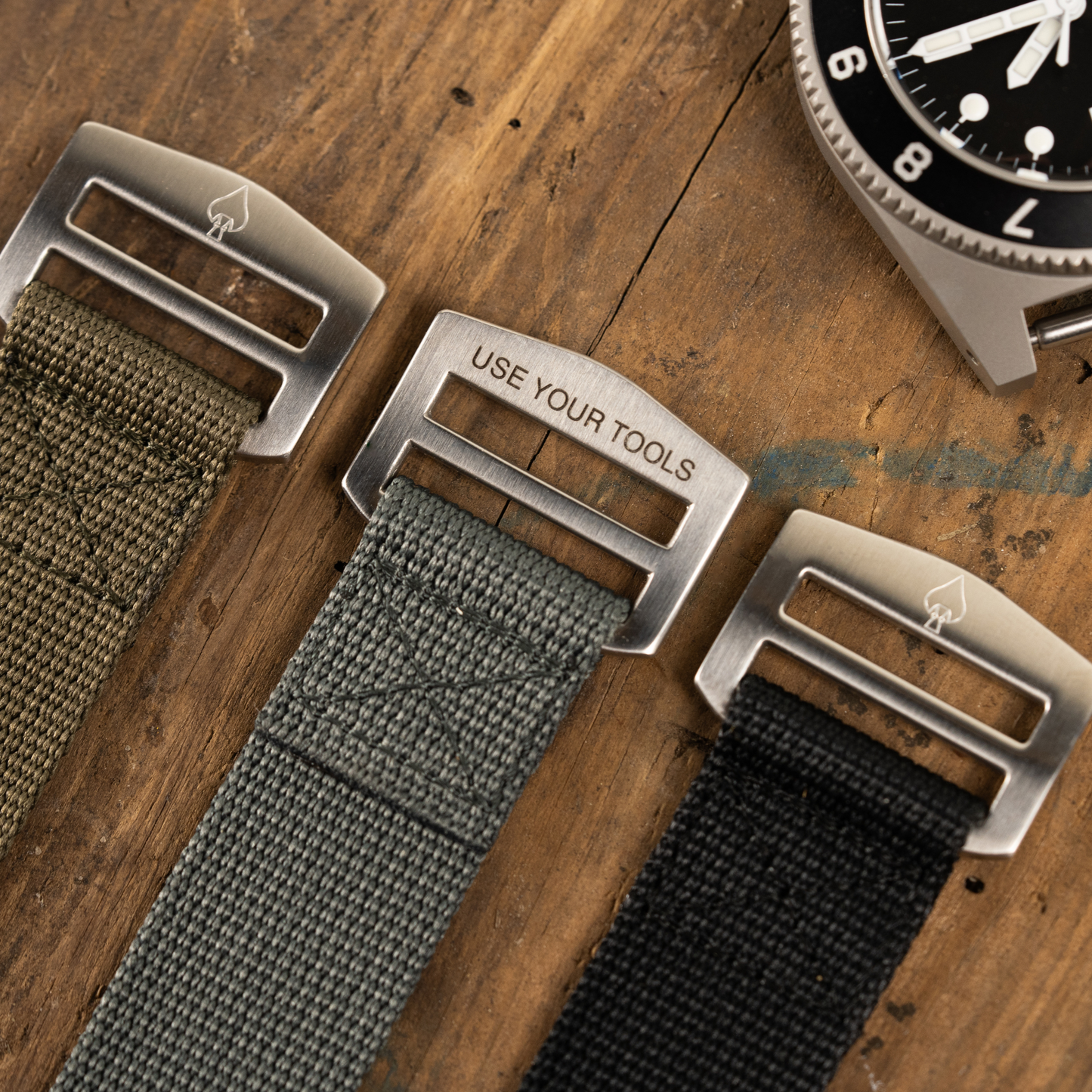 Glomar Explorer - Hook And Loop Watch Strap