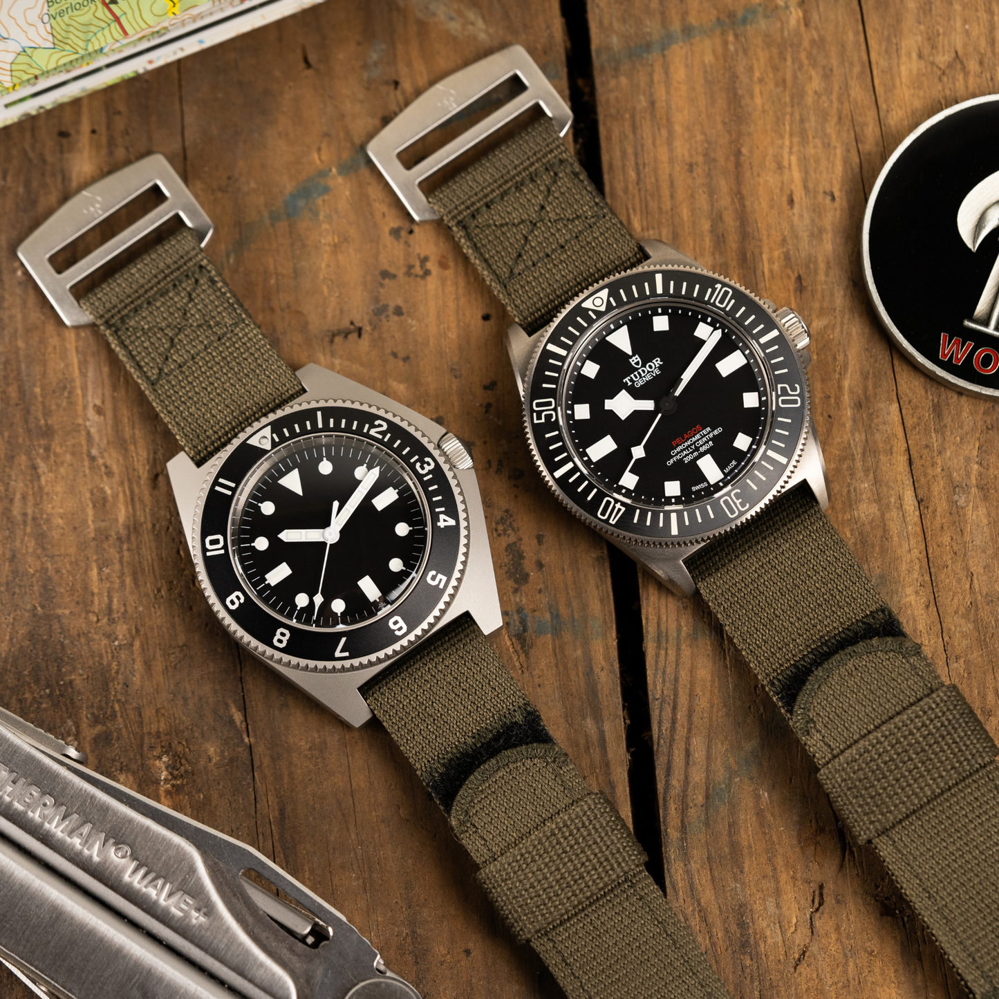 Glomar Explorer - Hook And Loop Watch Strap