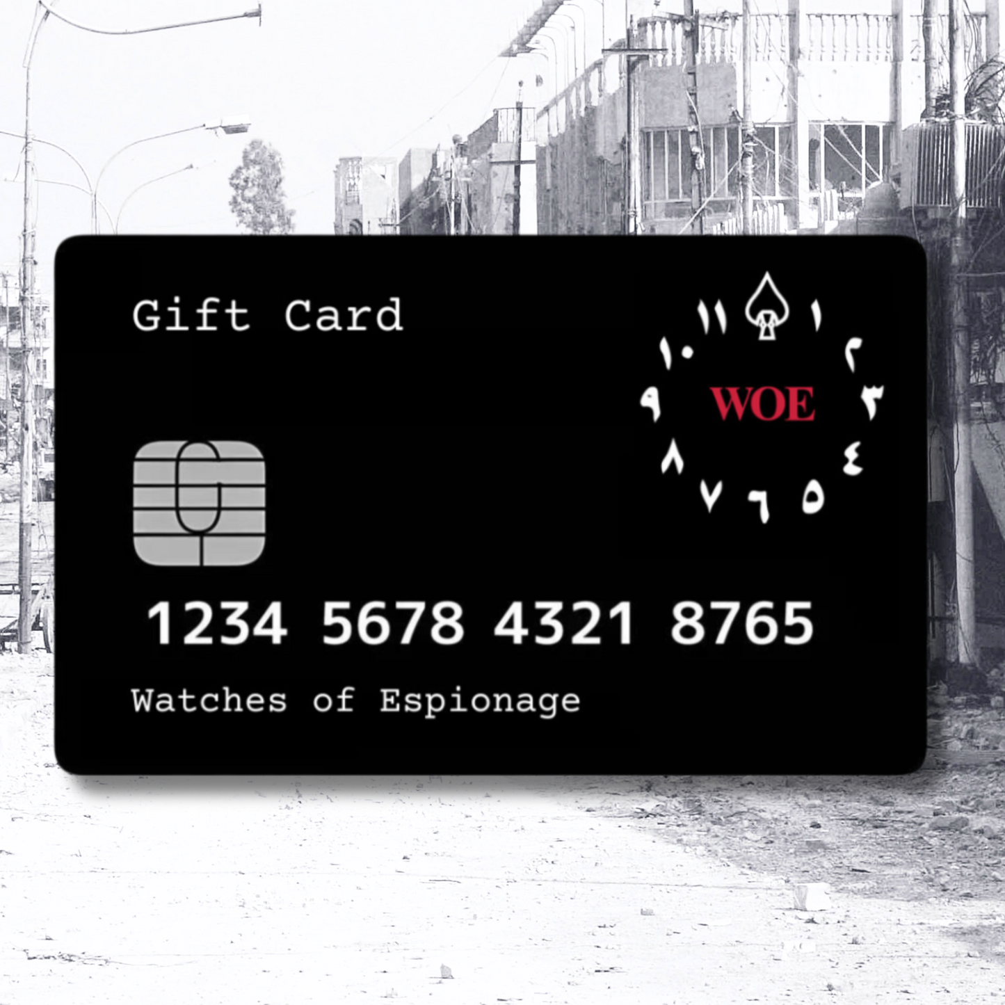 W.O.E. Gift Card (Available NOW)