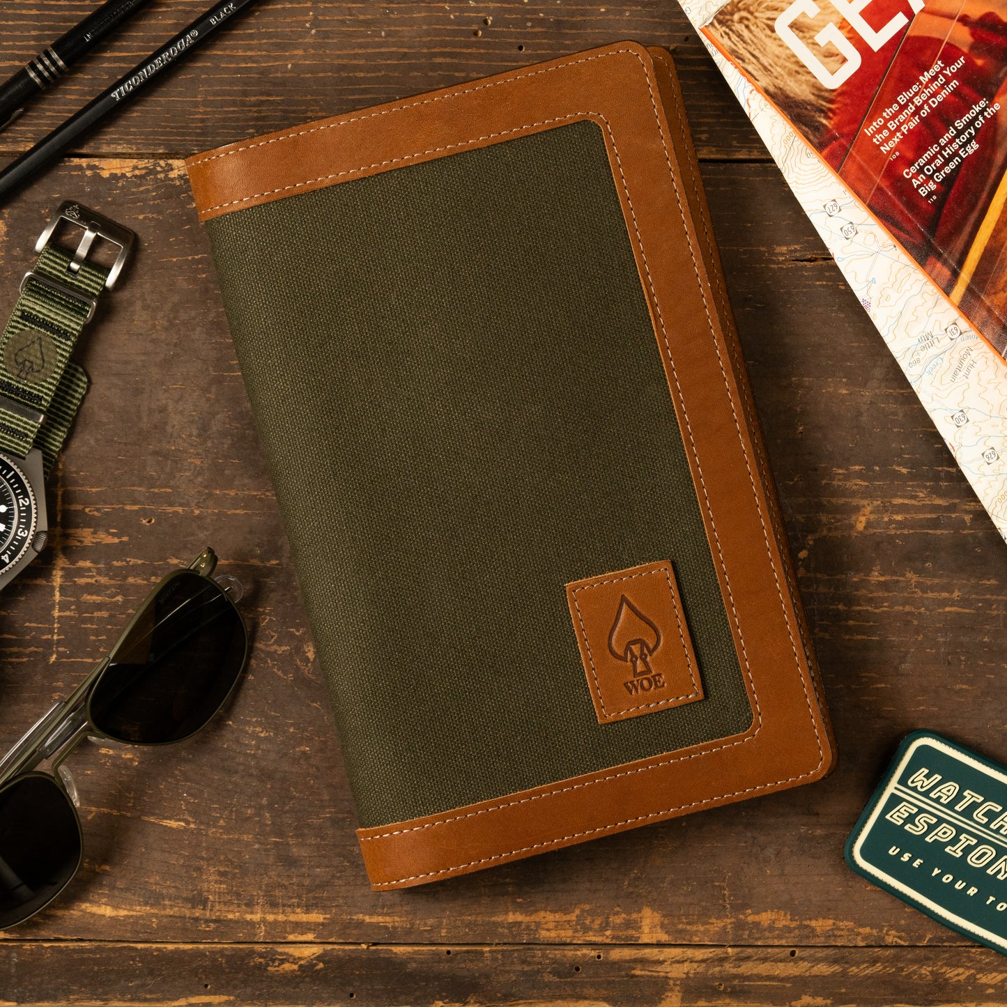 NEW: Leather & Canvas Moleskine Notebook Cover (Available Now)